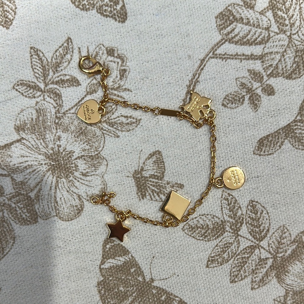 Gold Charm Bracelet